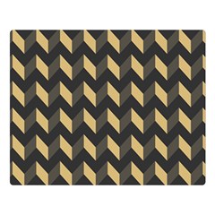 Modern Retro Chevron Patchwork Pattern Double Sided Flano Blanket (large) 