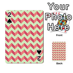 Modern Retro Chevron Patchwork Pattern Playing Cards 54 Designs  by GardenOfOphir