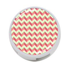 Modern Retro Chevron Patchwork Pattern 4-port Usb Hub (one Side)