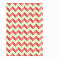 Modern Retro Chevron Patchwork Pattern Small Garden Flag (two Sides)