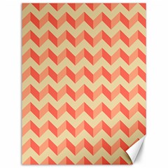 Modern Retro Chevron Patchwork Pattern Canvas 12  X 16   by GardenOfOphir