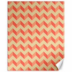 Modern Retro Chevron Patchwork Pattern Canvas 16  X 20   by GardenOfOphir