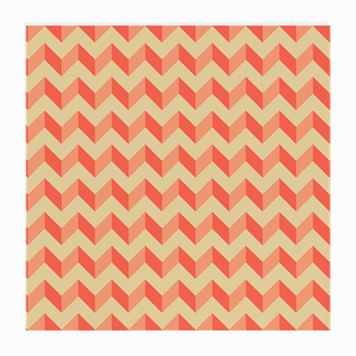 Modern Retro Chevron Patchwork Pattern Medium Glasses Cloth (2-Side)