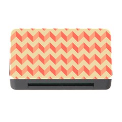 Modern Retro Chevron Patchwork Pattern Memory Card Reader With Cf by GardenOfOphir