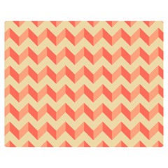 Modern Retro Chevron Patchwork Pattern Double Sided Flano Blanket (medium) 