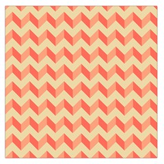 Modern Retro Chevron Patchwork Pattern Large Satin Scarf (square)