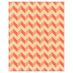 Modern Retro Chevron Patchwork Pattern Drawstring Bag (small)