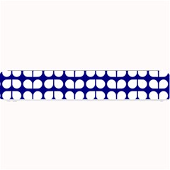 Blue And White Leaf Pattern Small Bar Mats