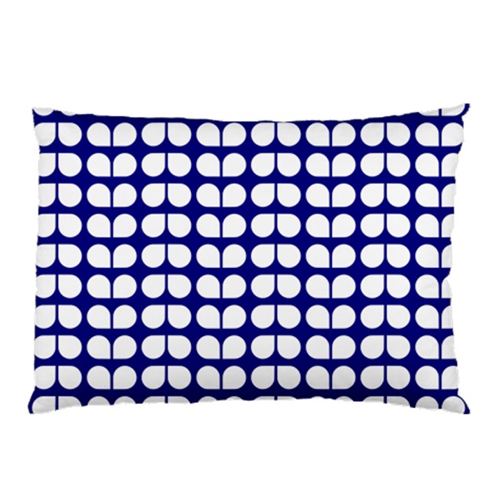 Blue And White Leaf Pattern Pillow Cases (Two Sides)