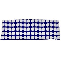 Blue And White Leaf Pattern Body Pillow Cases (Dakimakura) 