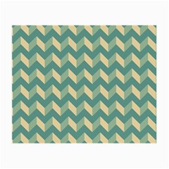 Modern Retro Chevron Patchwork Pattern Small Glasses Cloth