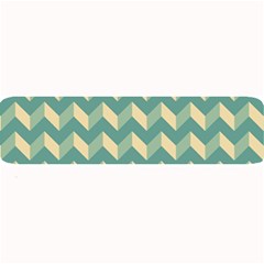 Modern Retro Chevron Patchwork Pattern Large Bar Mats