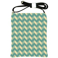 Modern Retro Chevron Patchwork Pattern Shoulder Sling Bags