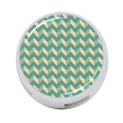 Modern Retro Chevron Patchwork Pattern 4-port Usb Hub (one Side)