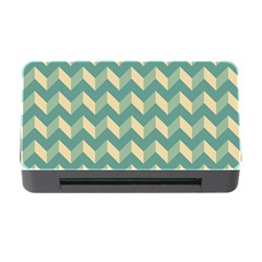 Modern Retro Chevron Patchwork Pattern Memory Card Reader With Cf