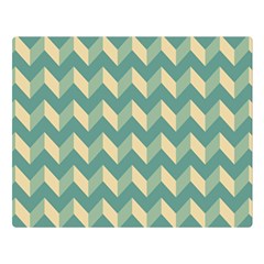 Modern Retro Chevron Patchwork Pattern Double Sided Flano Blanket (large)  by GardenOfOphir