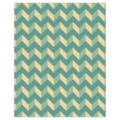 Modern Retro Chevron Patchwork Pattern Drawstring Bag (small)