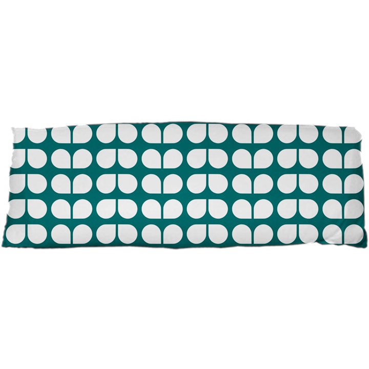 Teal And White Leaf Pattern Samsung Galaxy Nexus S i9020 Hardshell Case