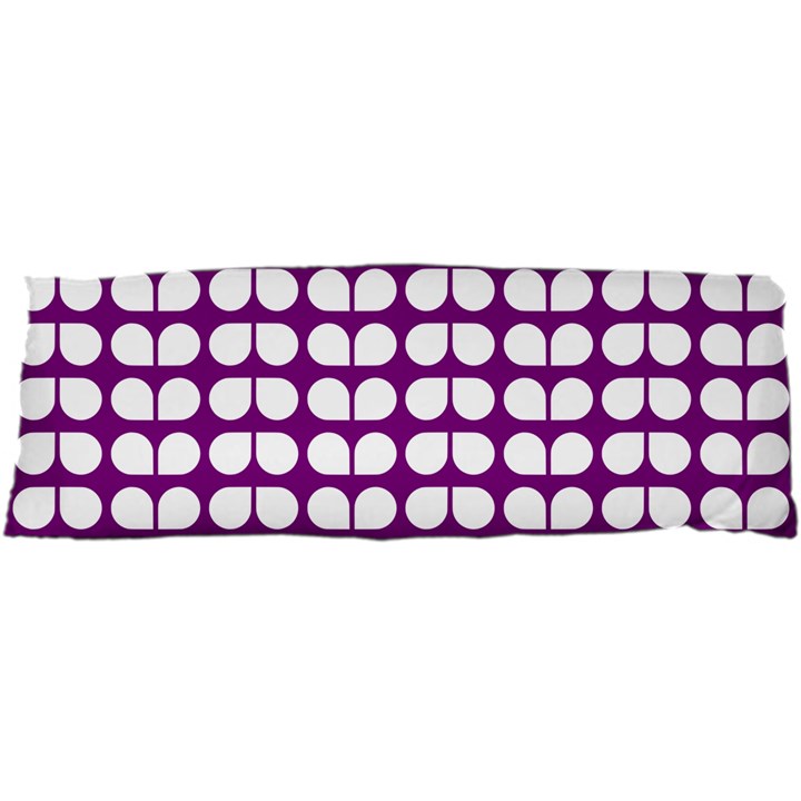 Purple And White Leaf Pattern Samsung Galaxy Nexus S i9020 Hardshell Case