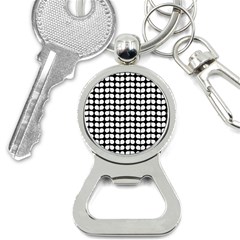 Black And White Leaf Pattern Bottle Opener Key Chains