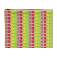 Colorful Leaf Pattern Cosmetic Bag (xl) by GardenOfOphir