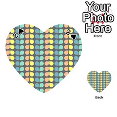 Colorful Leaf Pattern Playing Cards 54 (heart) 