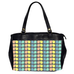 Colorful Leaf Pattern Office Handbags (2 Sides)  by GardenOfOphir