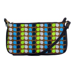 Colorful Leaf Pattern Shoulder Clutch Bags by GardenOfOphir