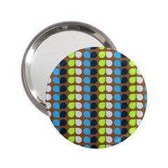 Colorful Leaf Pattern 2 25  Handbag Mirrors by GardenOfOphir