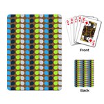 Colorful Leaf Pattern Playing Card Back