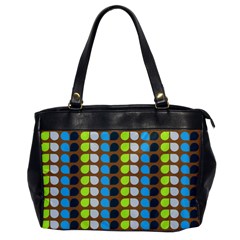 Colorful Leaf Pattern Office Handbags by GardenOfOphir