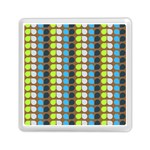 Colorful Leaf Pattern Memory Card Reader (Square)  Front