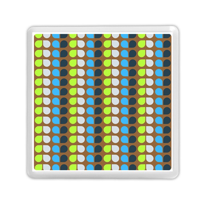 Colorful Leaf Pattern Memory Card Reader (Square) 