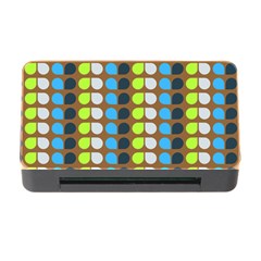 Colorful Leaf Pattern Memory Card Reader With Cf by GardenOfOphir