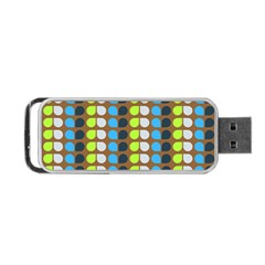 Colorful Leaf Pattern Portable Usb Flash (one Side) by GardenOfOphir