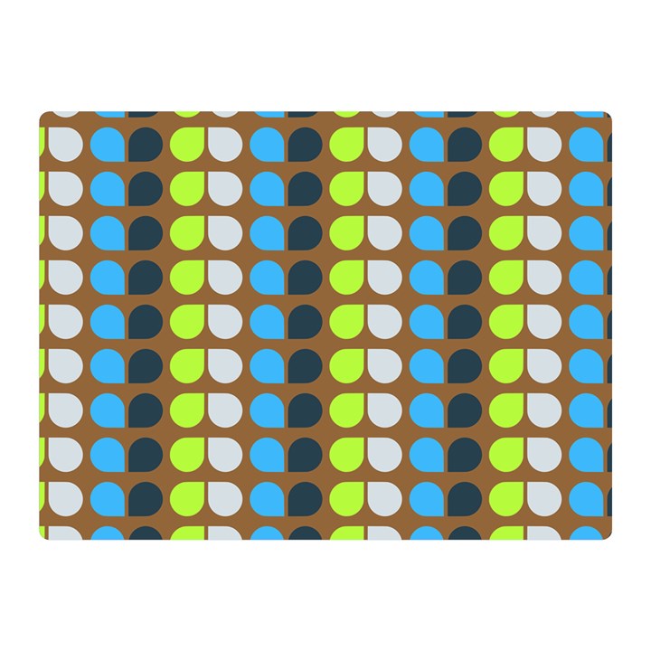 Colorful Leaf Pattern Double Sided Flano Blanket (Mini) 