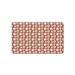 Cute Floral Pattern Magnet (name Card) by GardenOfOphir