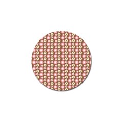 Cute Floral Pattern Golf Ball Marker (10 Pack) by GardenOfOphir