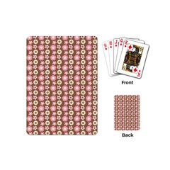 Cute Floral Pattern Playing Cards (mini)  by GardenOfOphir