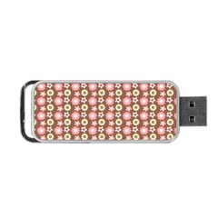 Cute Floral Pattern Portable Usb Flash (two Sides) by GardenOfOphir