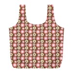 Cute Floral Pattern Full Print Recycle Bags (L)  Front