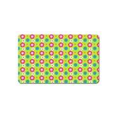 Cute Floral Pattern Magnet (name Card) by GardenOfOphir