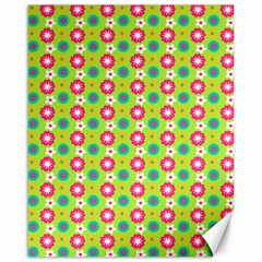 Cute Floral Pattern Canvas 16  x 20  