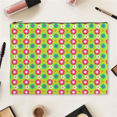 Cute Floral Pattern Cosmetic Bag (xl) by GardenOfOphir