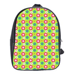 Cute Floral Pattern School Bags(large)  by GardenOfOphir