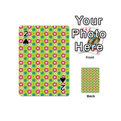 Cute Floral Pattern Playing Cards 54 (Mini) 