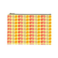 Colorful Leaf Pattern Cosmetic Bag (large)  by GardenOfOphir