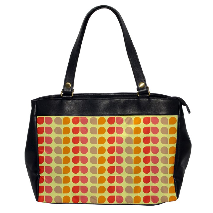 Colorful Leaf Pattern Office Handbags