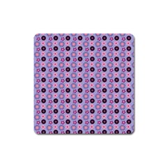 Cute Floral Pattern Square Magnet by GardenOfOphir