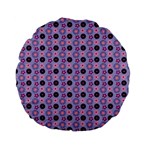 Cute Floral Pattern Standard 15  Premium Flano Round Cushions Front